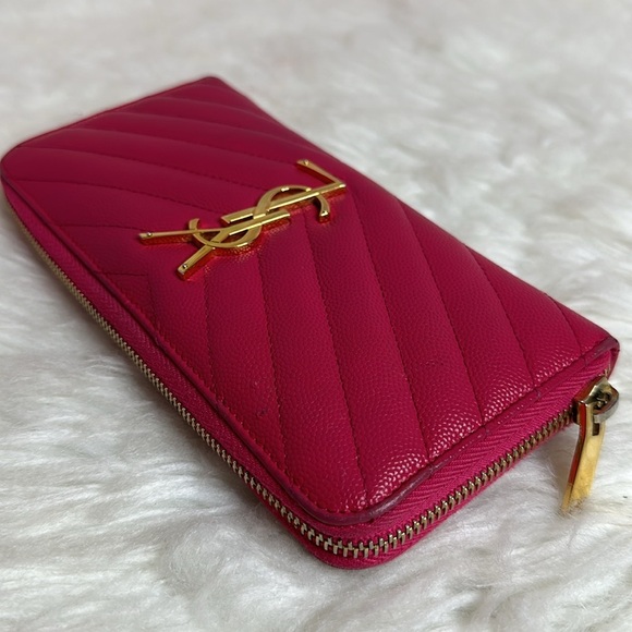 💯Authentic YSL Round Zipped Long Wallet 🍀 - Picture 10 of 16